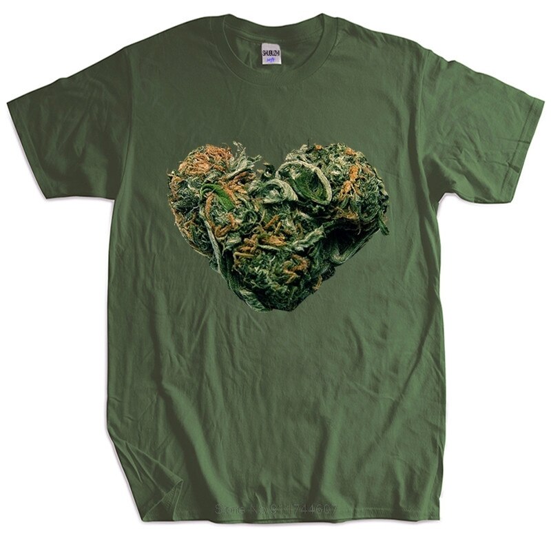 Weed Heart T shirt