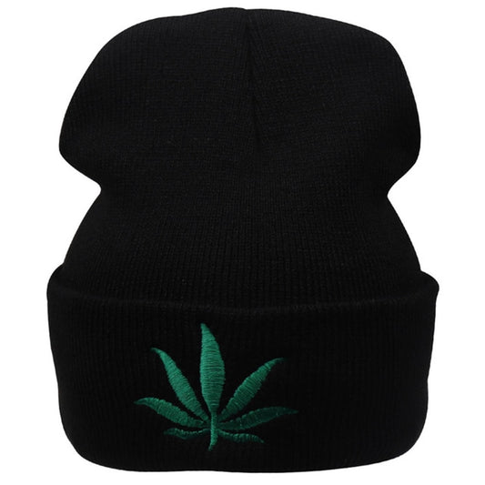 Winter Weed Hat Skullies Beanie Cap