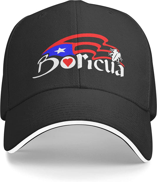 Puerto Rican Boricua Flag Spanish Trucker Hat Snapback