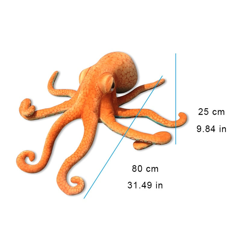 Realistic Octopus Plush Toy