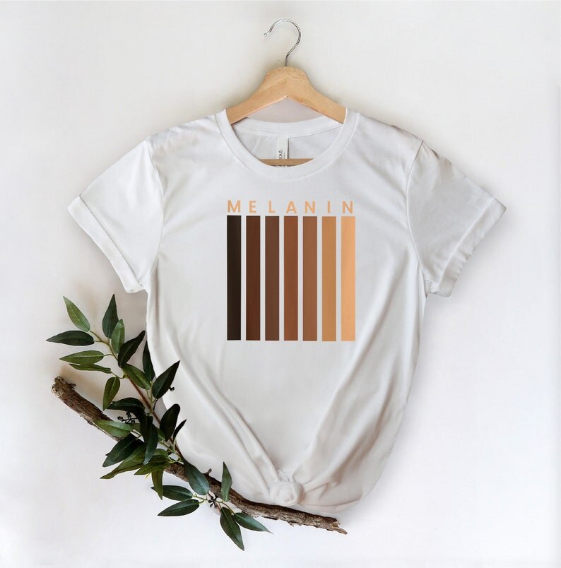 Melanin Women T-Shirt 100% Cotton