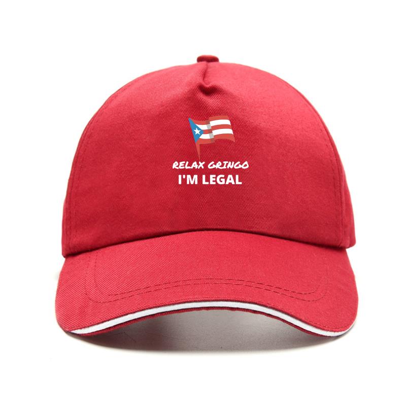 Relax Gringo Im Legal Puerto Rico Spanish Baseball Cap