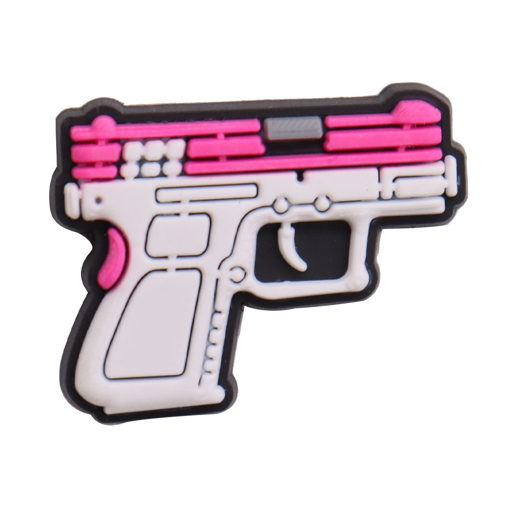Pink Guns Jibbitz
