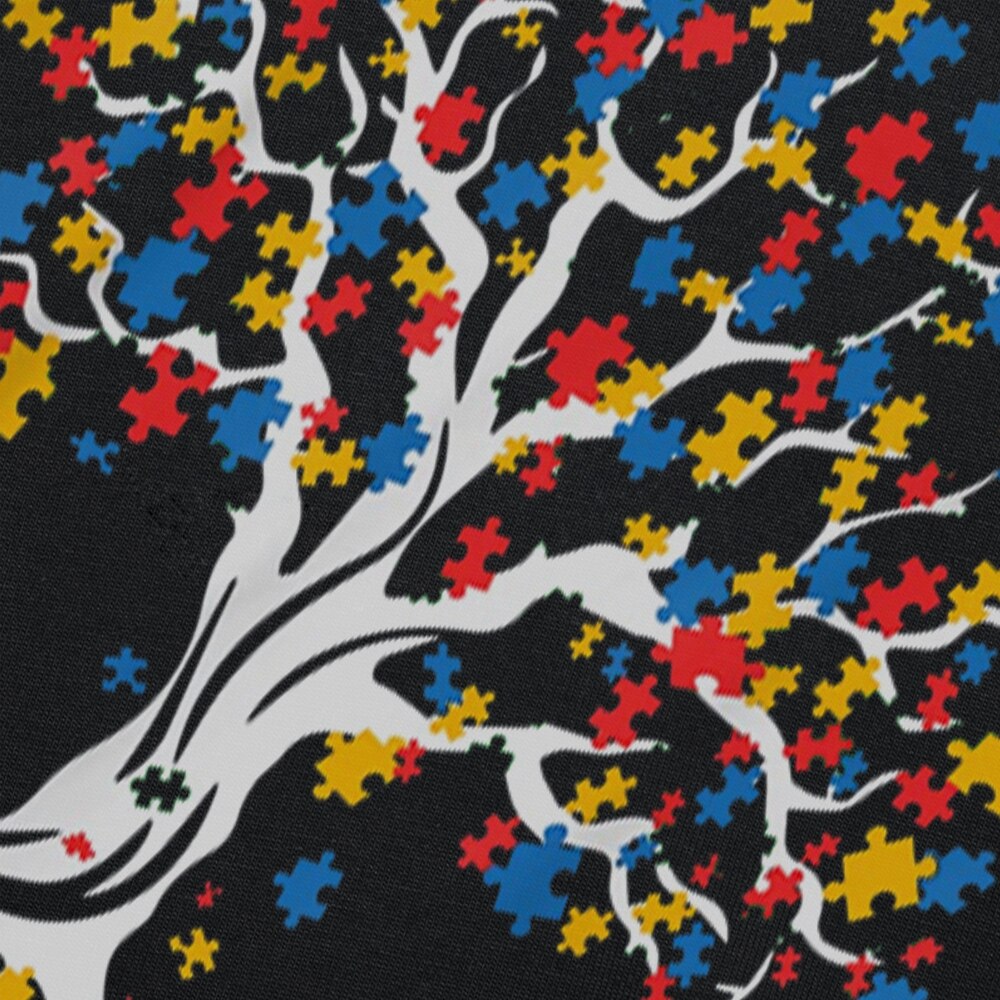 Autism Puzzle Pieces Tree T Shirts