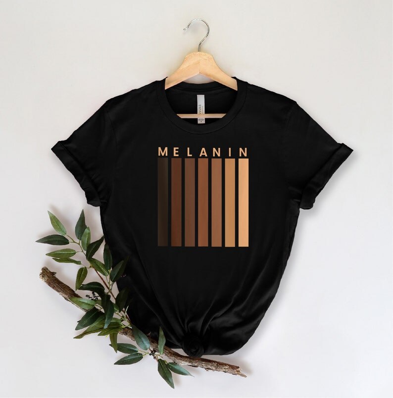 Melanin Women T-Shirt 100% Cotton