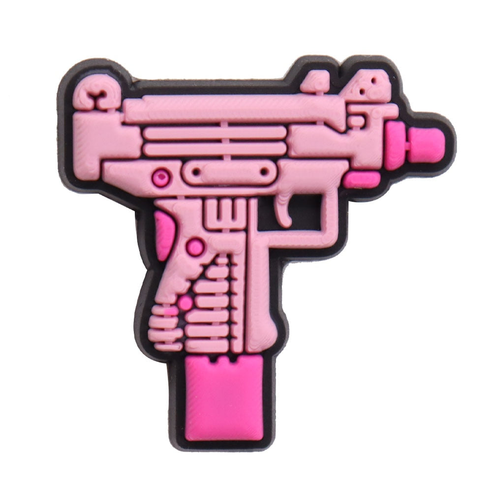 Pink Guns Jibbitz