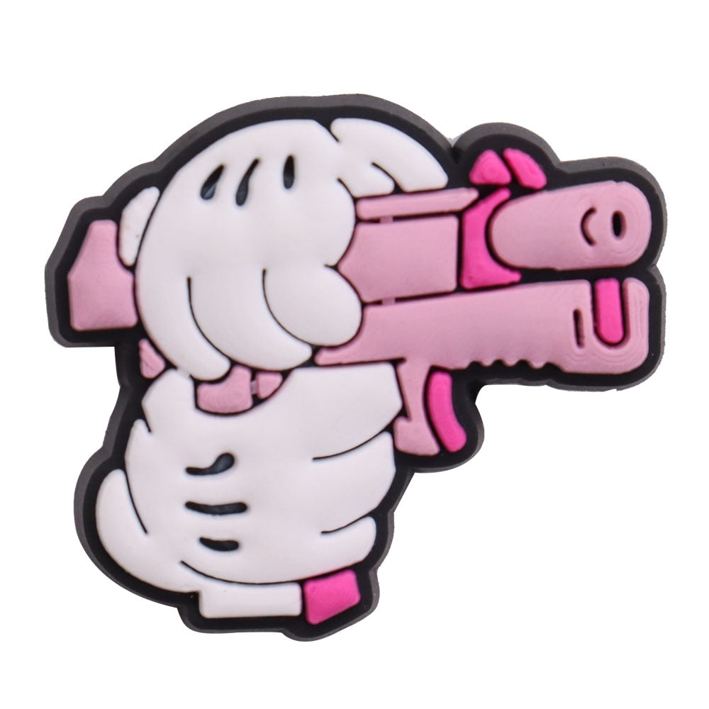 Pink Guns Jibbitz