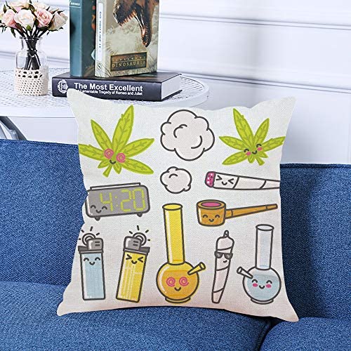 Marijuana Decorative Pillow Case