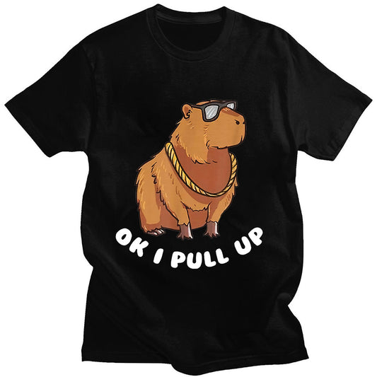 Ok I Pull Up Capybara T Shirt