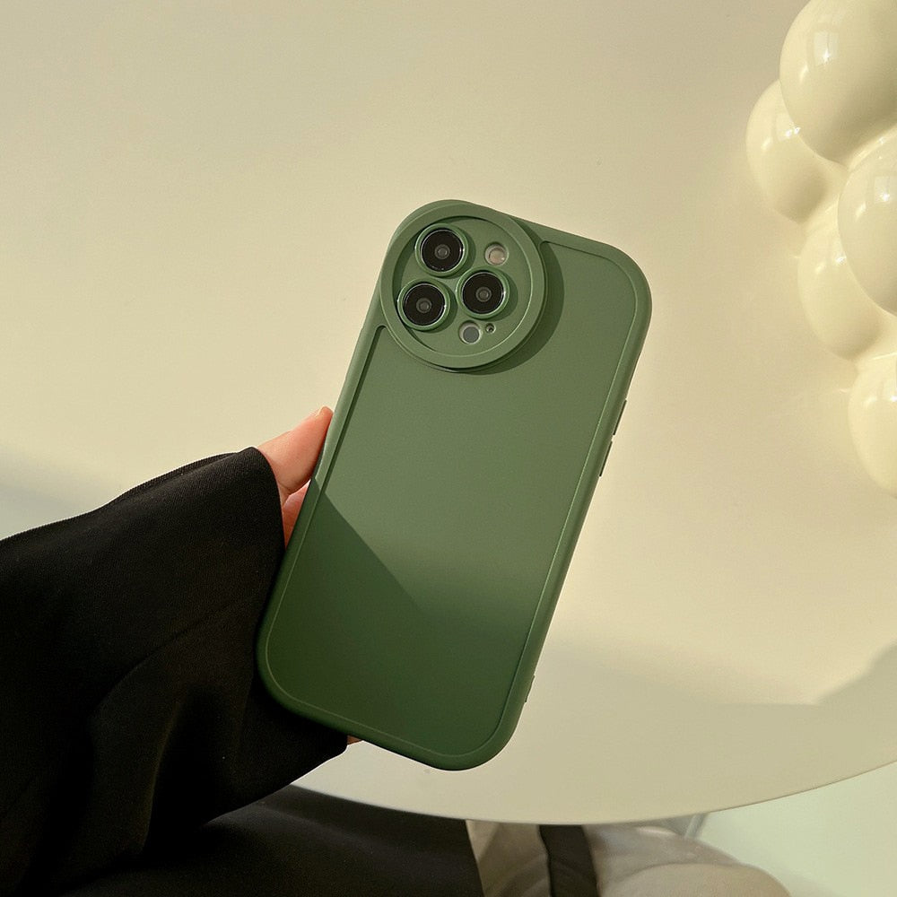 Matte Color Silicone iPhone Case