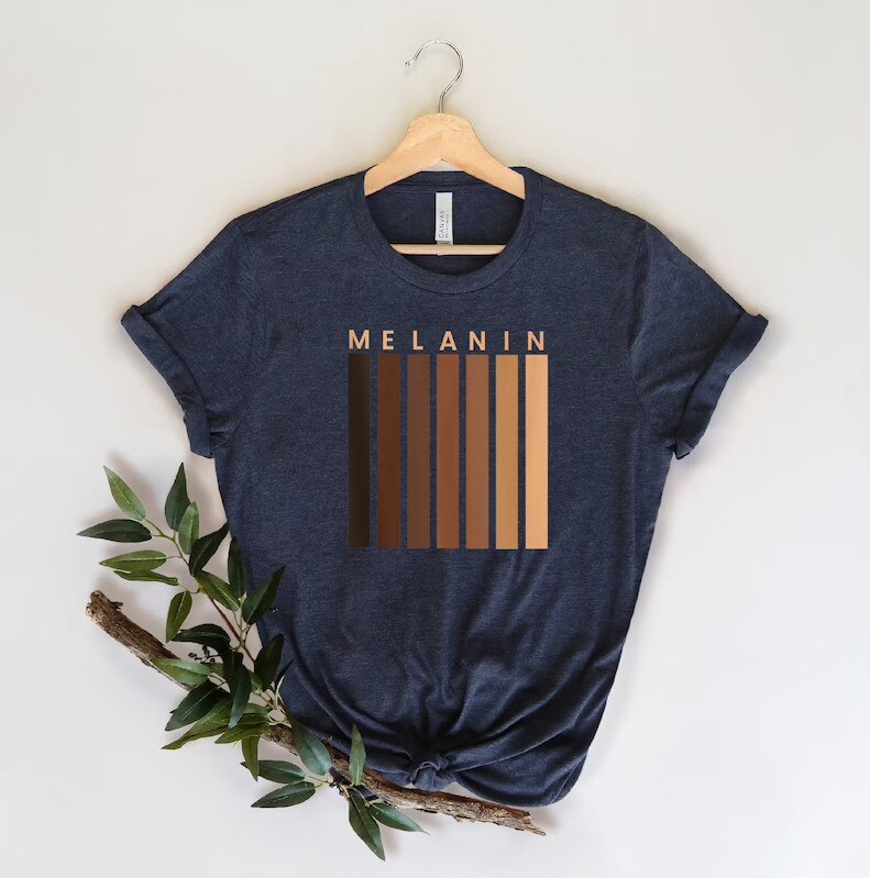 Melanin Women T-Shirt 100% Cotton