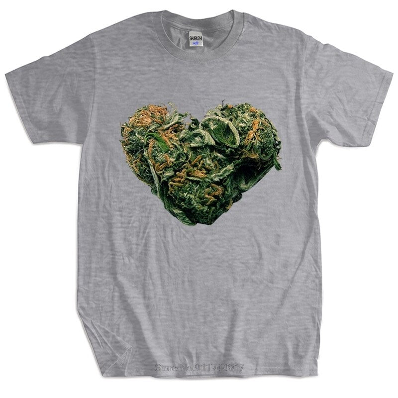 Weed Heart T shirt