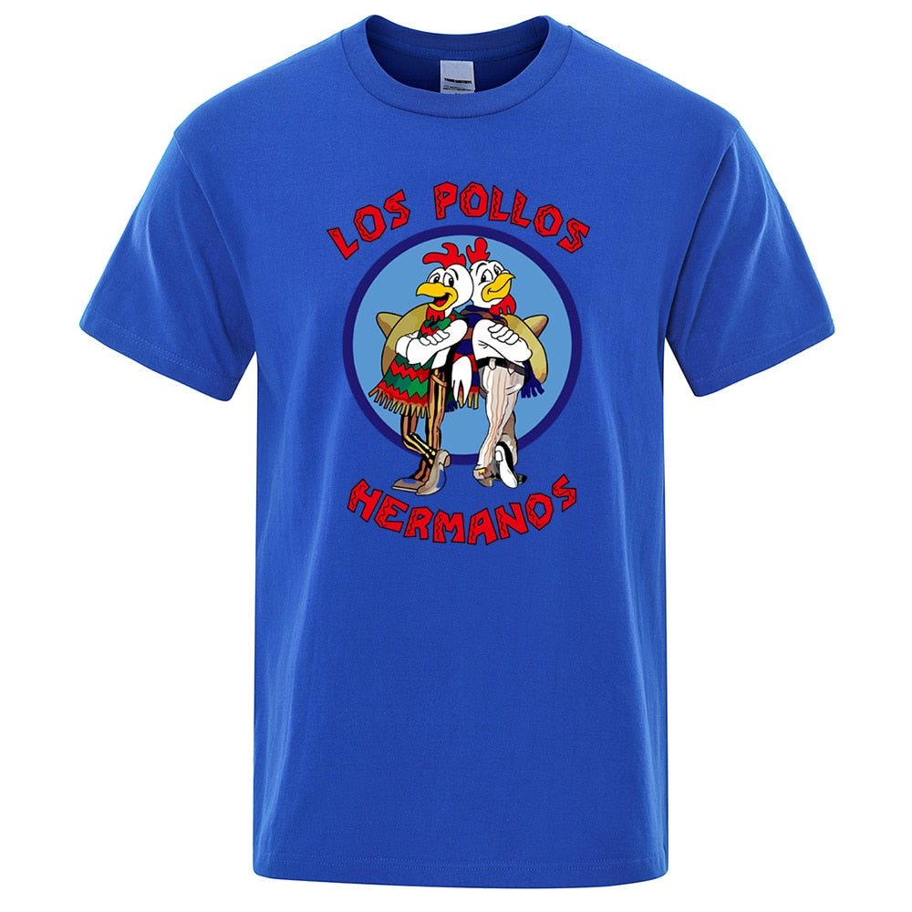 LOS POLLOS Hermanos T-shirt Men Chicken Brothers