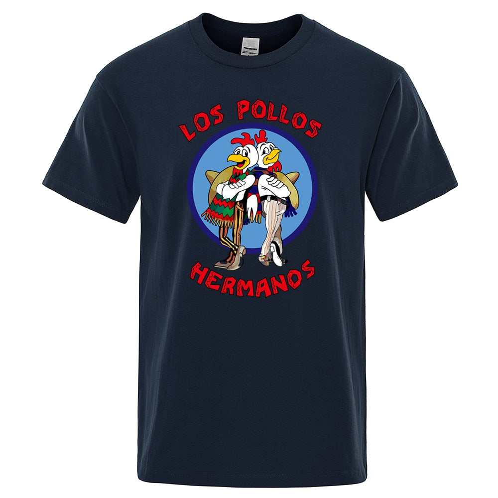 LOS POLLOS Hermanos T-shirt Men Chicken Brothers