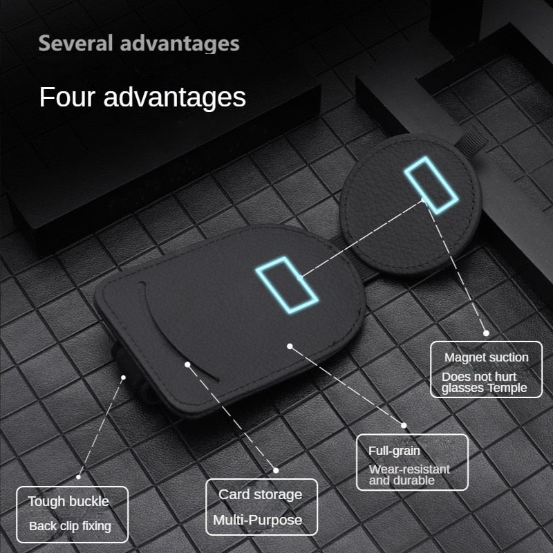 Sunglasses And Credit Card Clip Auto Interior Accessories