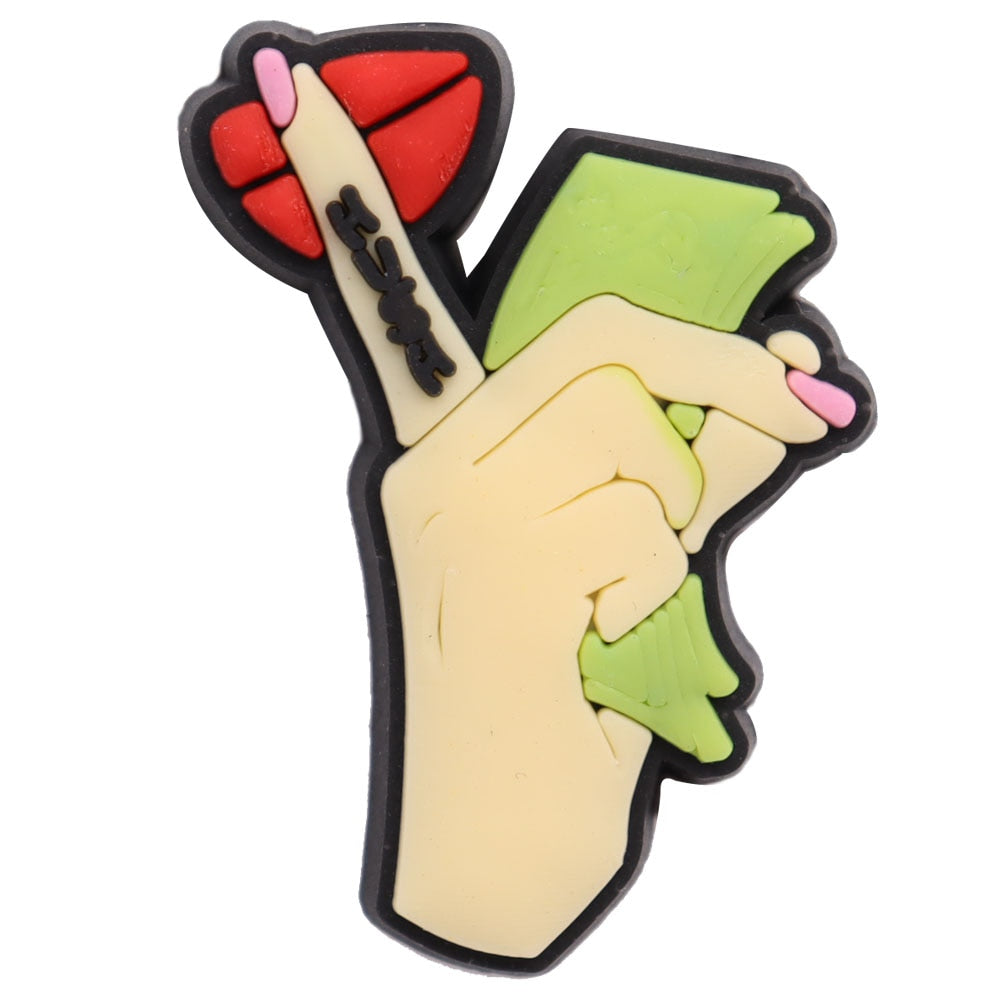 Pink Guns Jibbitz