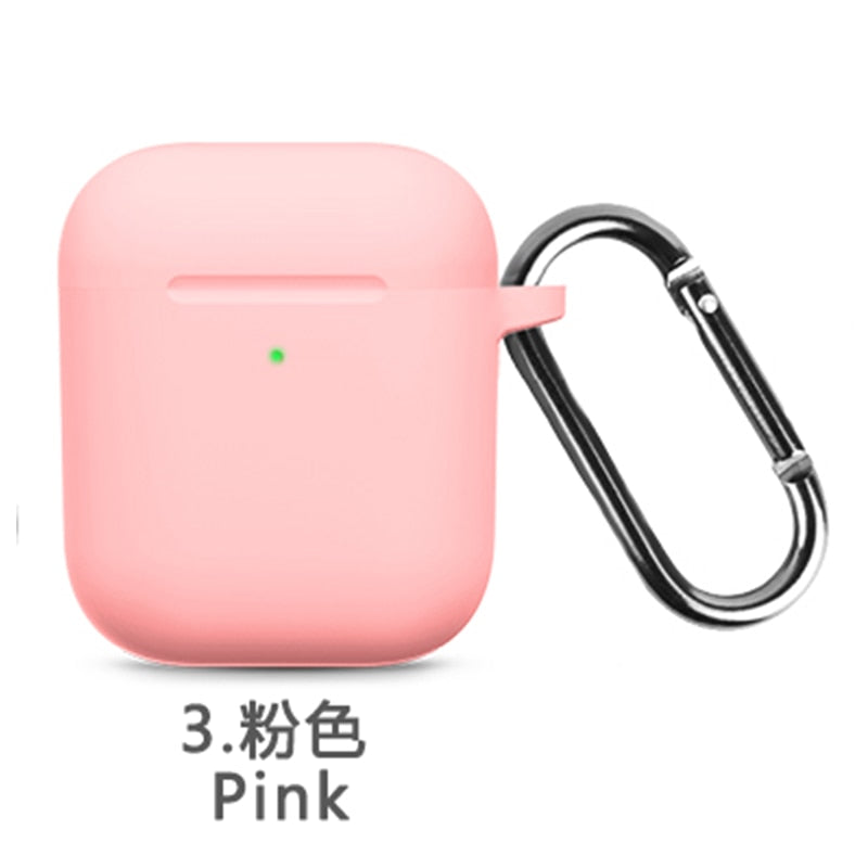 Silicone For Apple AirPods 1/2 Protective Case Cover I’m For Air pods 2/Airpods2 Box Case