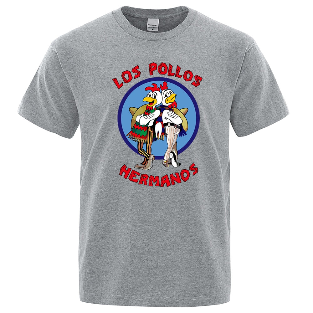 LOS POLLOS Hermanos T-shirt Men Chicken Brothers